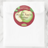 Appelen appelmoes pasteittenvullers fruitconserven ronde sticker (Tas)