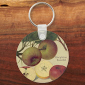 Appelen botanisch sleutelhanger (Voorkant)