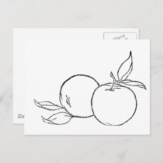 Appelen Briefkaart (Voorkant / Achterkant)