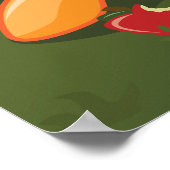 Appelen en banjos op Sunset Poster (Hoek)