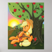 Appelen en banjos op Sunset Poster (Voorkant)