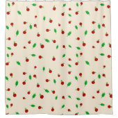 Appelen en bladeren douchegordijn (Voorkant)