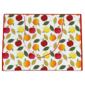 Appelen en bladeren groot cadeauzakje (Voorkant)