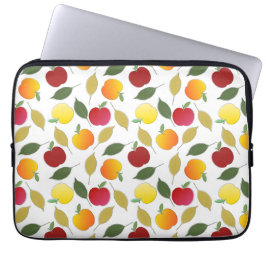 Appelen en bladeren laptop sleeve
