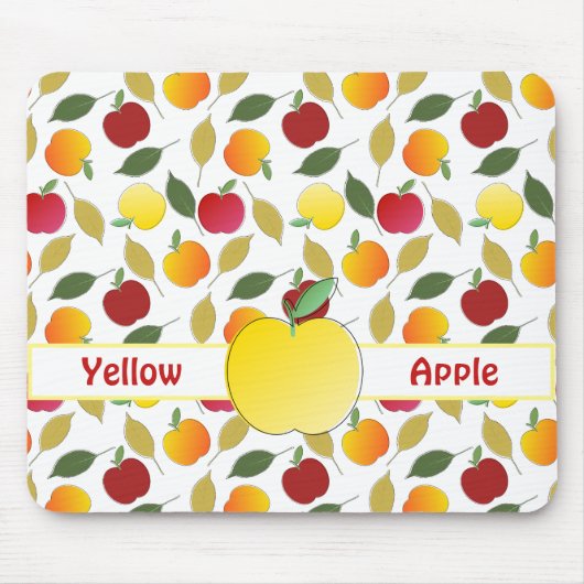 Appelen en bladeren muismat (Voorkant)