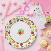 Appelen en bladeren papieren bordje (Feest)