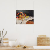 Appelen en druiven (1879-1880) van Claude Monet Poster (Keuken)