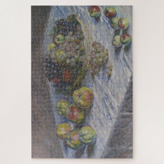 Appelen en druiven  Kunst van Monet Legpuzzel (Verticaal)