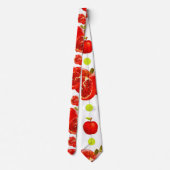 appelen en granaatappelen stropdas (Achterkant)