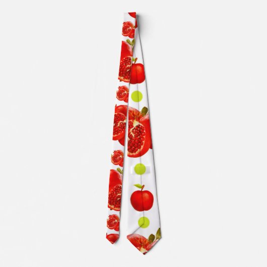 appelen en granaatappelen stropdas (Achterkant)