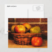 Appelen en peren briefkaart (Voorkant / Achterkant)