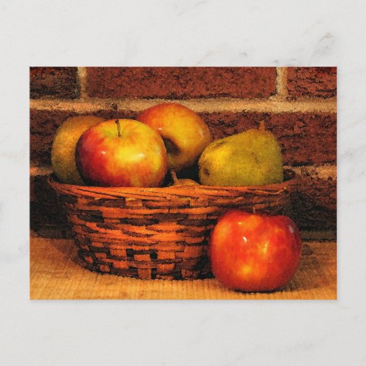 Appelen en peren briefkaart (Voorkant)