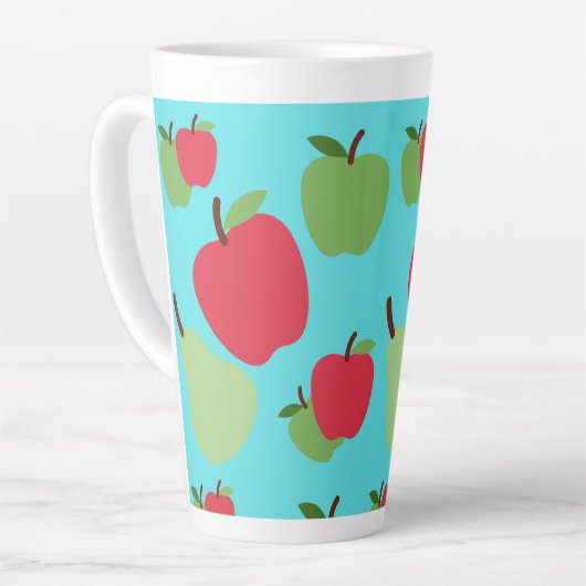 appelen en peren latte mok (Linkerhoek)