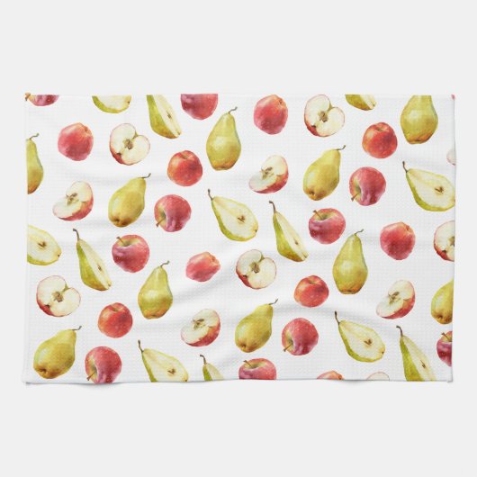 Appelen en peren theedoek (Horizontaal)