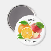 Appelen en sinaasappels magneet (Voorkant / Achterkant)