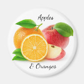 Appelen en sinaasappels magneet (Voorkant)