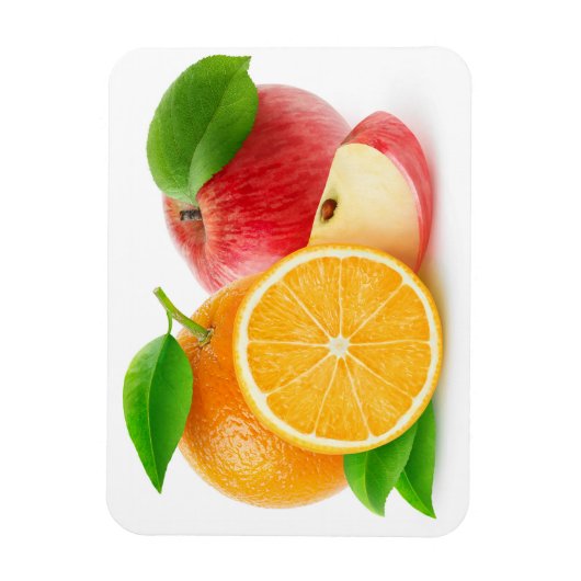 Appelen en sinaasappels magneet (Verticaal)