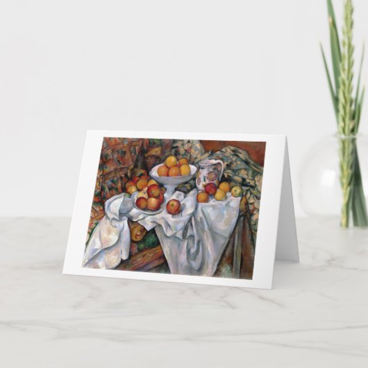 Appelen en Sinaasappels, Paul Cezanne, 1895-1900 Kaart (Voorkant)