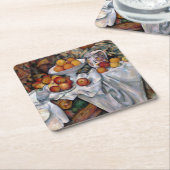 Appelen en Sinaasappels, Paul Cezanne, 1895-1900 Kartonnen Onderzetters (Schuin)
