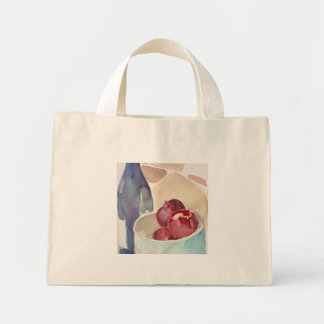 Appelen en wijn_ mini tote bag