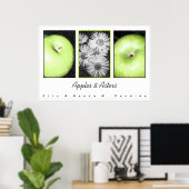 Appelen en zadels poster (Thuiskantoor)