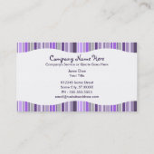 appelen : gestreept gordijn visitekaartje (Achterkant)