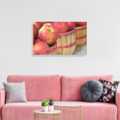 appelen in bushel manden canvas afdruk (Insitu (Woonkamer))