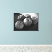 Appelen in de keuken canvas afdruk (Insitu (Houten vloer))