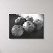 Appelen in de keuken canvas afdruk (Voorkant)