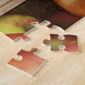 Appelen in houten kratten legpuzzel (Zijkant)