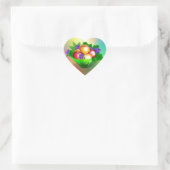 Appelen in Vase Hart Sticker (Tas)