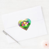 Appelen in Vase Hart Sticker (Envelop)