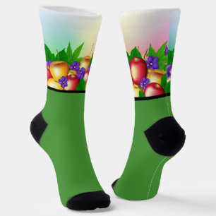 Appelen in Vase Sokken