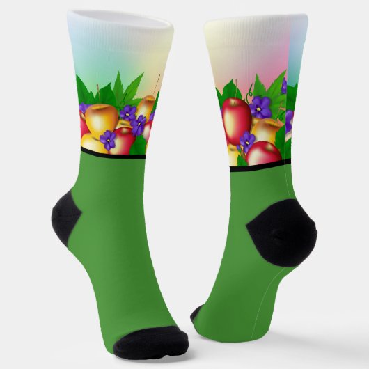 Appelen in Vase Sokken (Gebogen)