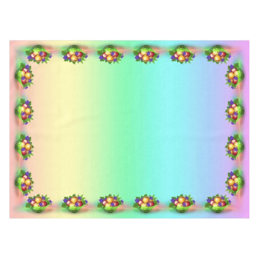 Appelen in Vase Tafelkleed (Voorkant (Horizontaal))