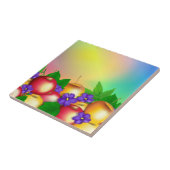 Appelen in Vase Tegeltje (Zijkant)