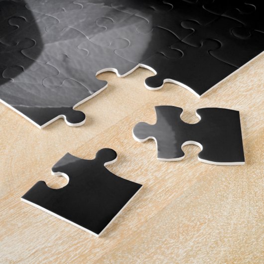 Appelen in zwarte en witte Natuur Legpuzzel (Zijkant)