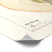 Appelen (Malus Domestica) Waterverf van vruchten Poster (Hoek)