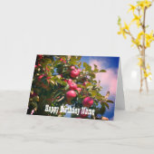 Appelen op de Natuur van de bomen - Aangepaste ver Kaart (Gele Bloem)