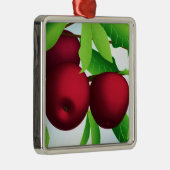 "Appelen op een bijkantoor" Metalen Ornament (Rechts)