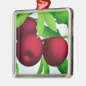"Appelen op een bijkantoor" Metalen Ornament (Links)