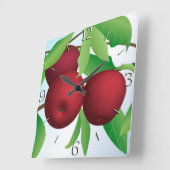 "Appelen op een bijkantoor" Vierkante Klok (Hoek)