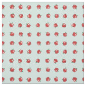 Appelen op Mint Dot Stof (Swatch)