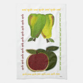Appelen op peren theedoek (Verticaal)