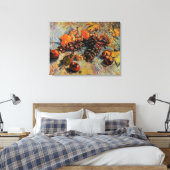 Appelen, peren, lemonen, druiven van Vincent van G Canvas Afdruk (Insitu (Slaapkamer))