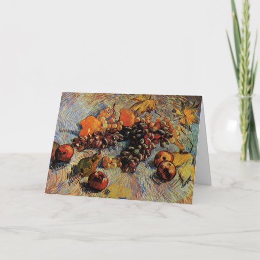 Appelen, peren, lemonen, druiven van Vincent van G Kaart (Voorkant)