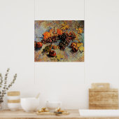 Appelen, peren, lemonen, druiven van Vincent van G Poster (Keuken)