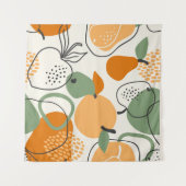 Appelen, peren:  naadloos patroon. wandkleed (Voorkant (horizontaal))