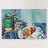 Appelen, peul en fles, Paul Cézanne Legpuzzel (Horizontaal)