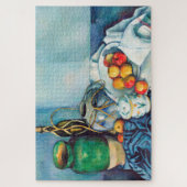 Appelen, peul en fles, Paul Cézanne Legpuzzel (Verticaal)